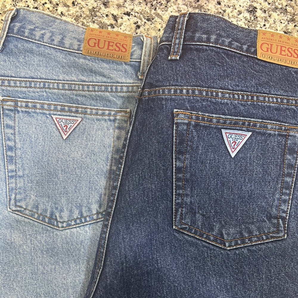Guess Denim Jeans Duo - Light and Dark Blue
